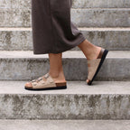 Minfot Sandaler Bio Skinn Stone