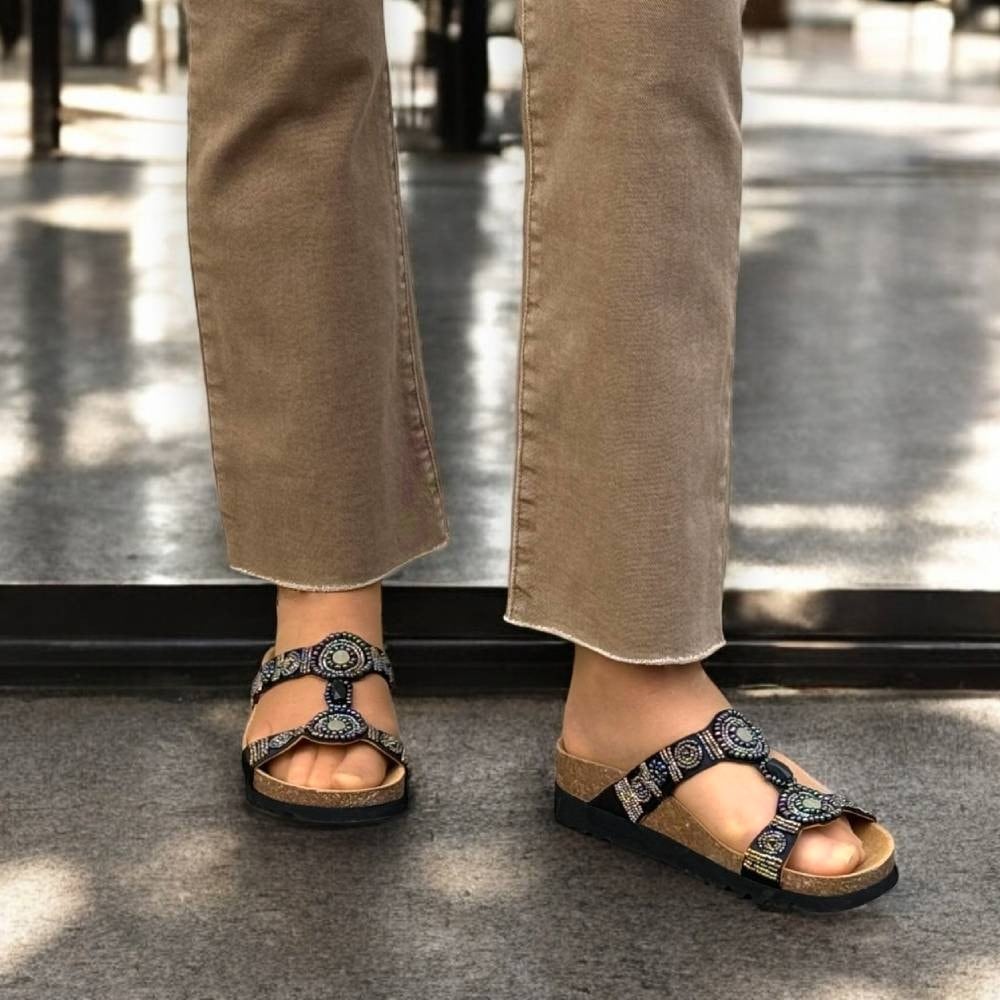 Produktbild 7 - Scholl Sandaler Dam Bioprint Bogota  Svart