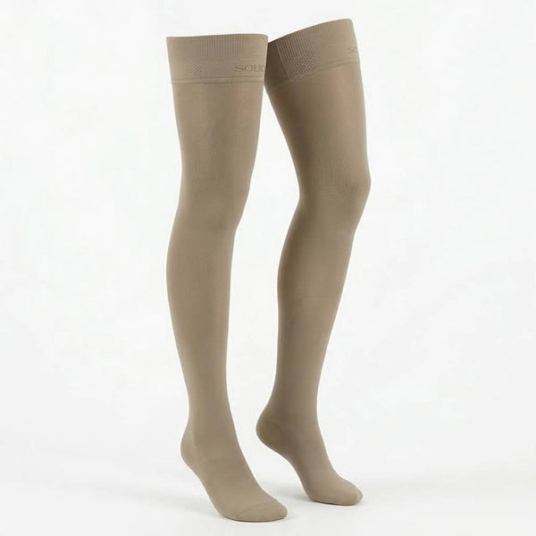 Solidea Kompressionsstrumpor Marilyn Klass 2 Stay Up Beige