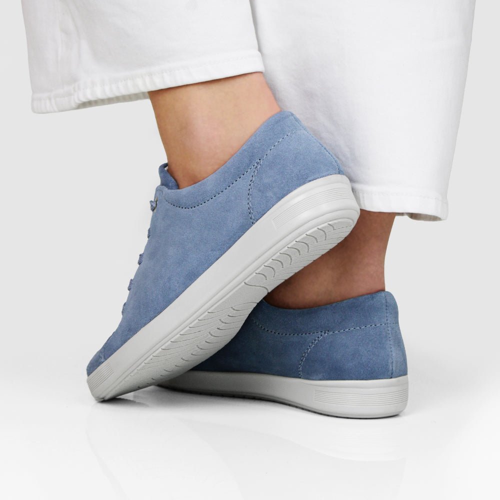 Minfot Aveny Sneaker Mocka Ljusblå