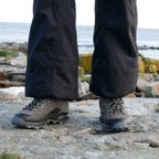Minfot Step Mid Kängor Unisex Vattenavvisande TEX Mocka Stone