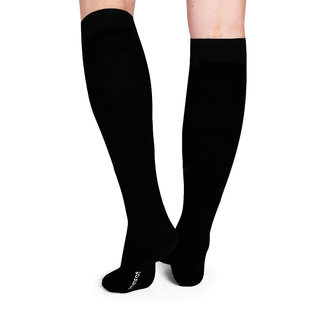 Minfot Stödstrumpor Bomull Eco Svart 1-pack