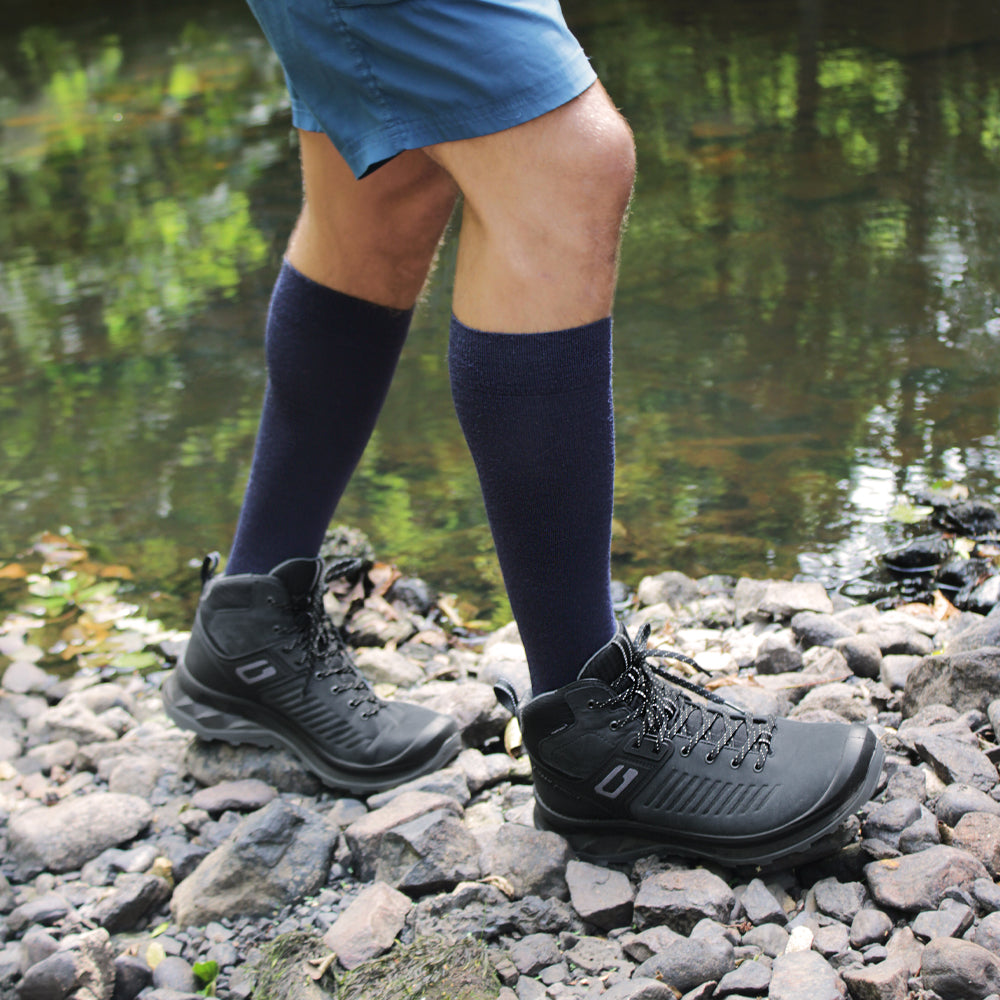 Minfot Stödstrumpor Merinoull Navy 1-pack
