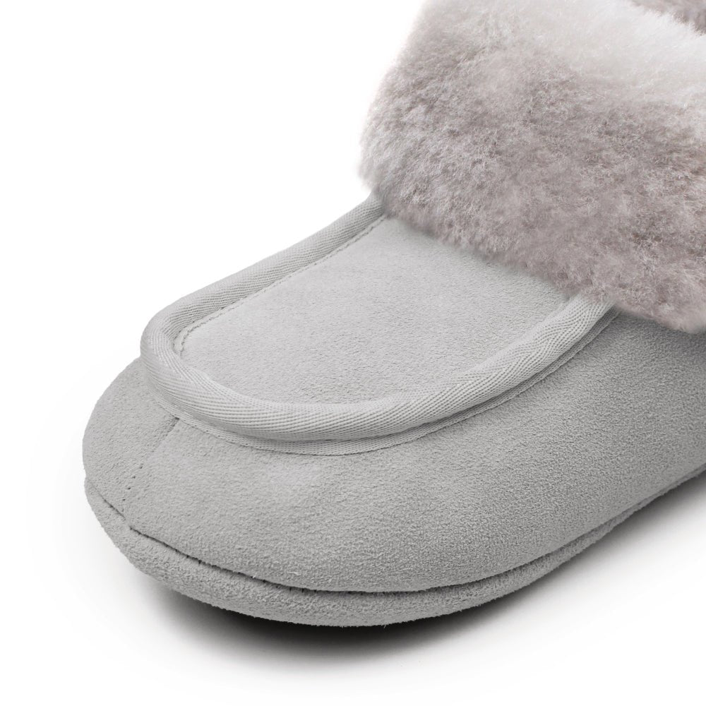 Produktbild 8 - Minfot Fårskinnstofflor Sunne Ljusgrå