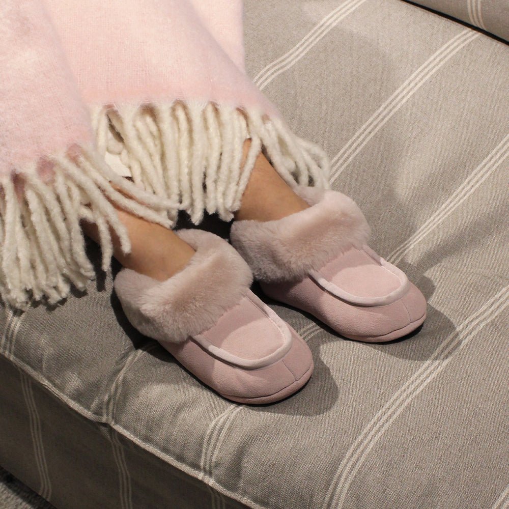 Produktbild 11 - Minfot Fårskinnstofflor Sunne Rose