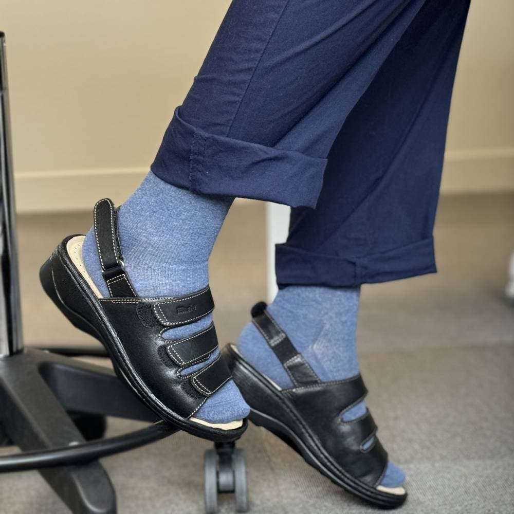 Tellus Sköna Marie Damsandaler Lola Svart