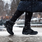 Minfot Snowgrip Dubbskor Vattentät Svart