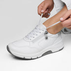 Minfot Softrole Lux Sneakers Dam Stretch Vit