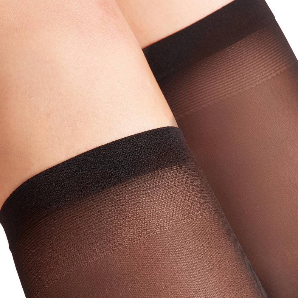 Produktbild 5 - Falke Stödstrumpor Vitalize Nylon 20 DEN Svart