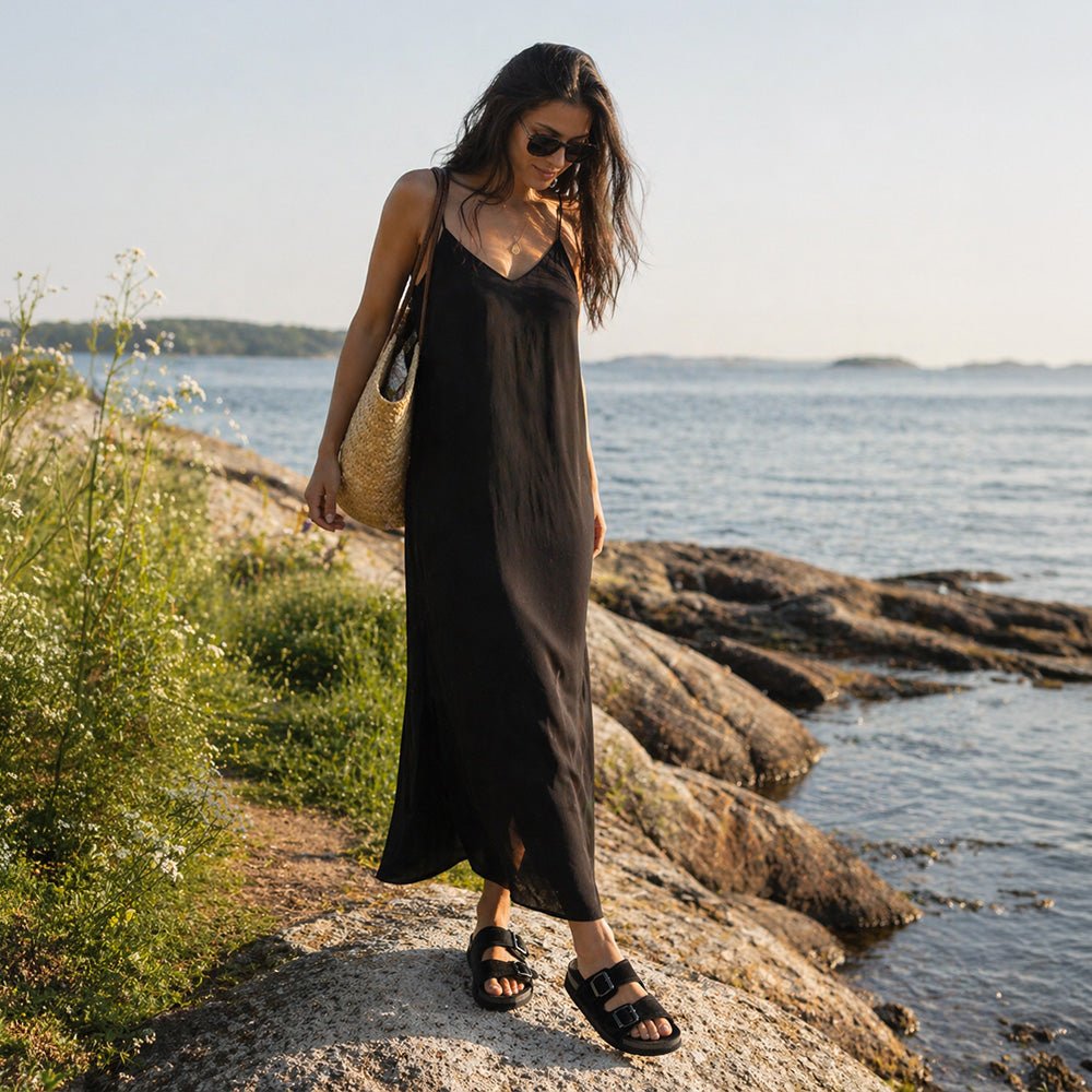 Sköna Marie Sandaler Adele Svart