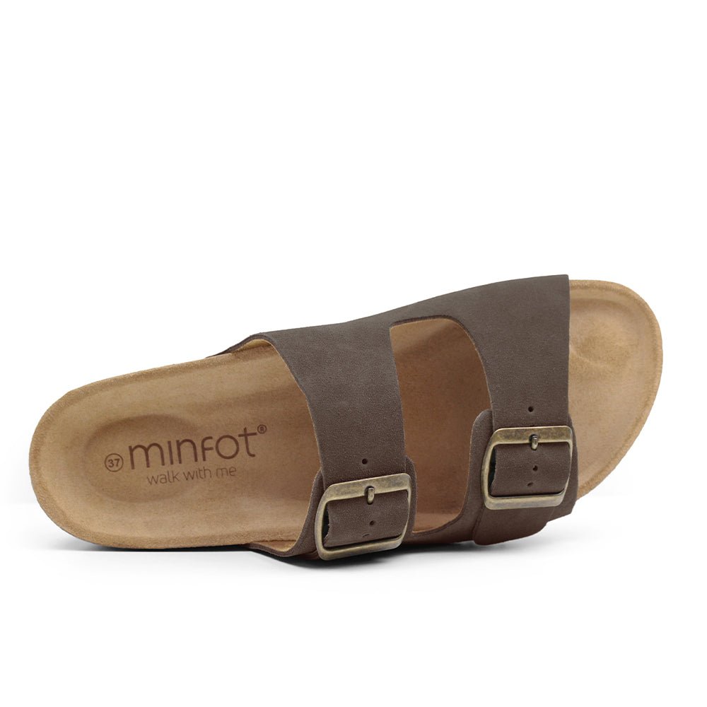 Minfot Moa Sandaler Dam Mjuk Bio Mocka Taupe