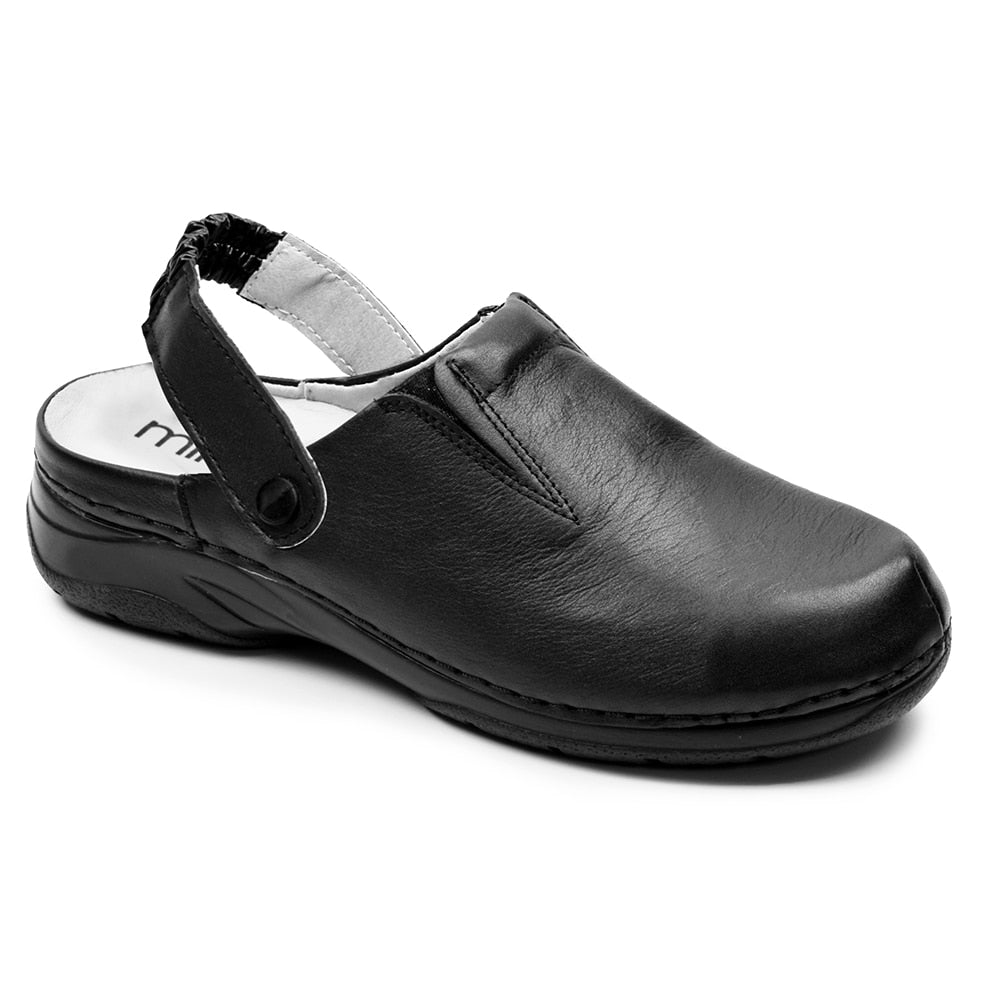 Minfot Arbetsskor Mjuk Toffel Svart