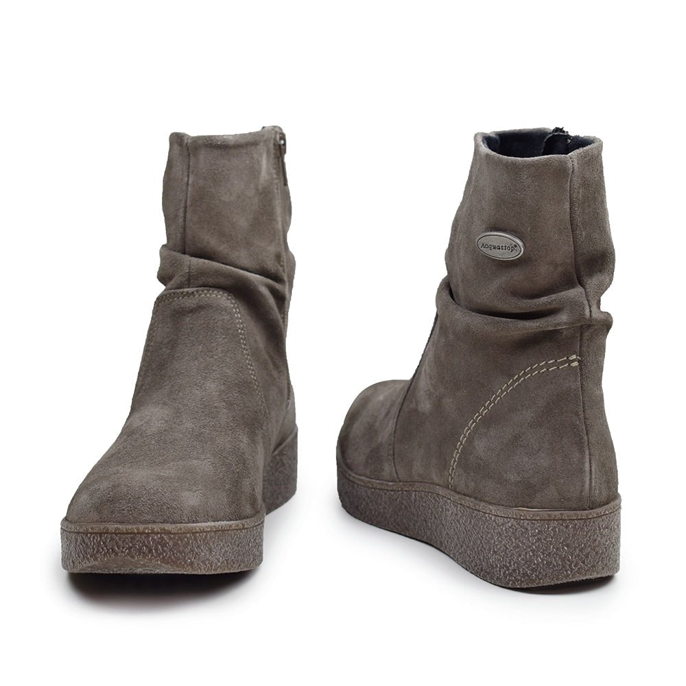 Minfot Marina Boots med Dragkedja Aquastop-TEX Taupe