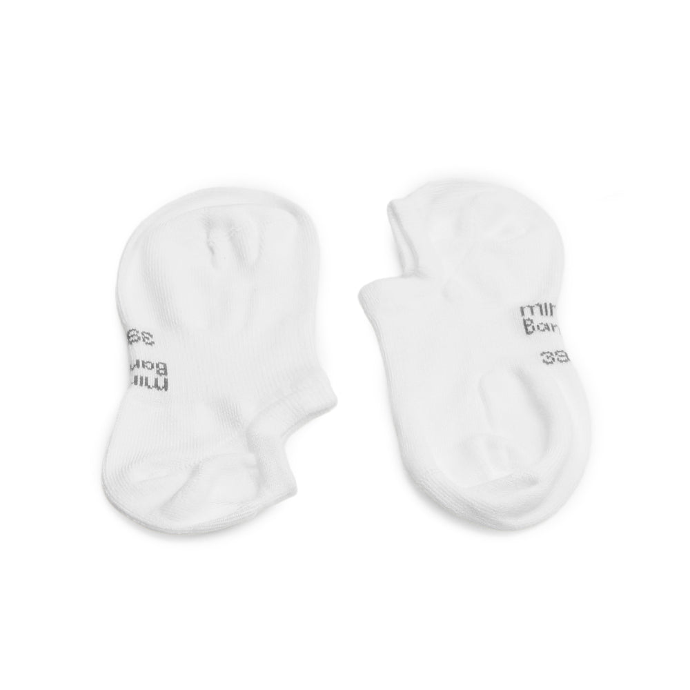 Minfot Ankelstrumpor Bambu vit 1-pack