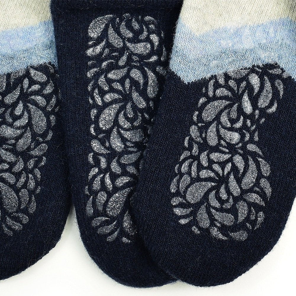 Minfot Antihalkstrumpor Ull Cosy Iris 2-pack