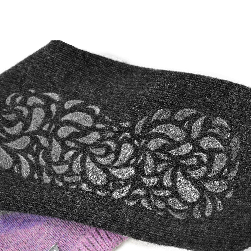 Produktbild 6 - Minfot Strumpor Antihalk Ull Cosy Viola 2-pack