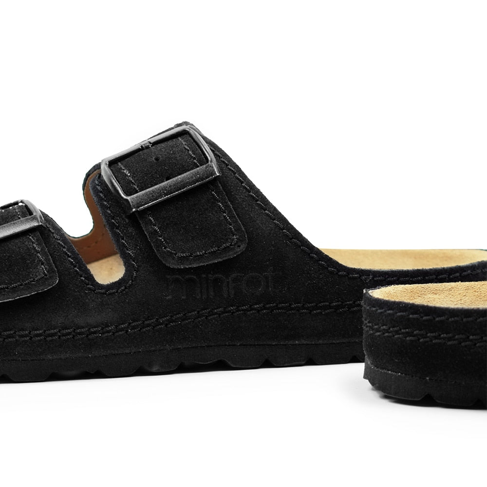 Minfot Sandaler Voss Mocka Svart