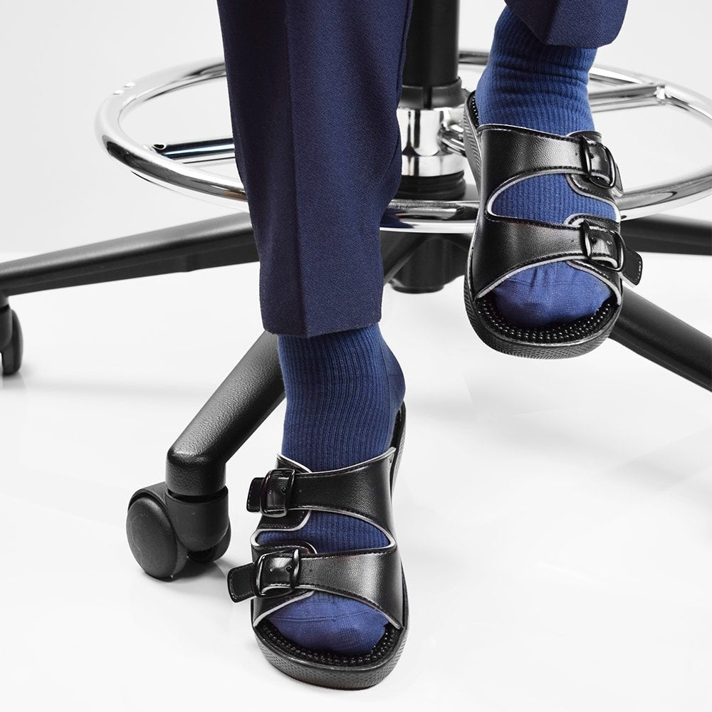 Minfot Massage Sandaler Dam Svart