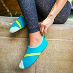 FitKicks Badskor Dam Elastisk Turquoise