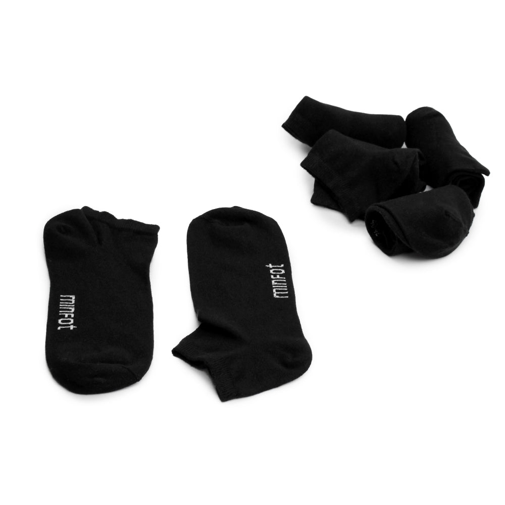 Minfot Bambustrumpor Sneaker Sensitive Svart 5-Pack