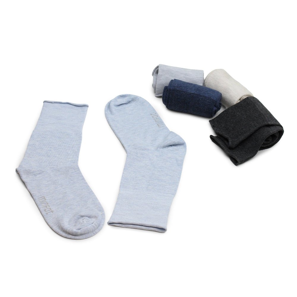 Minfot Sensitive Bambu Strumpor Melange 5-pack