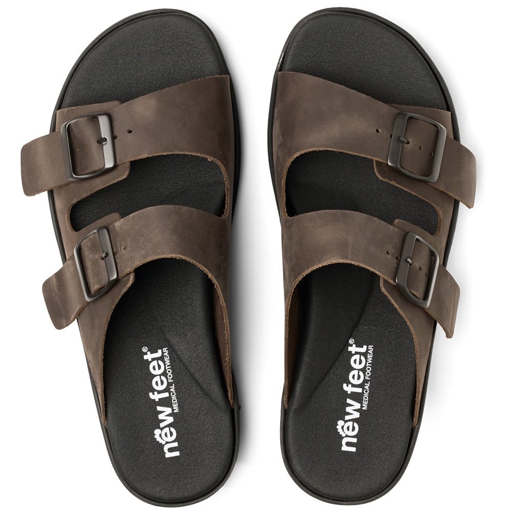 RESALE New Feet Konrad Breda Sandaler Herr Oljat läder Brun