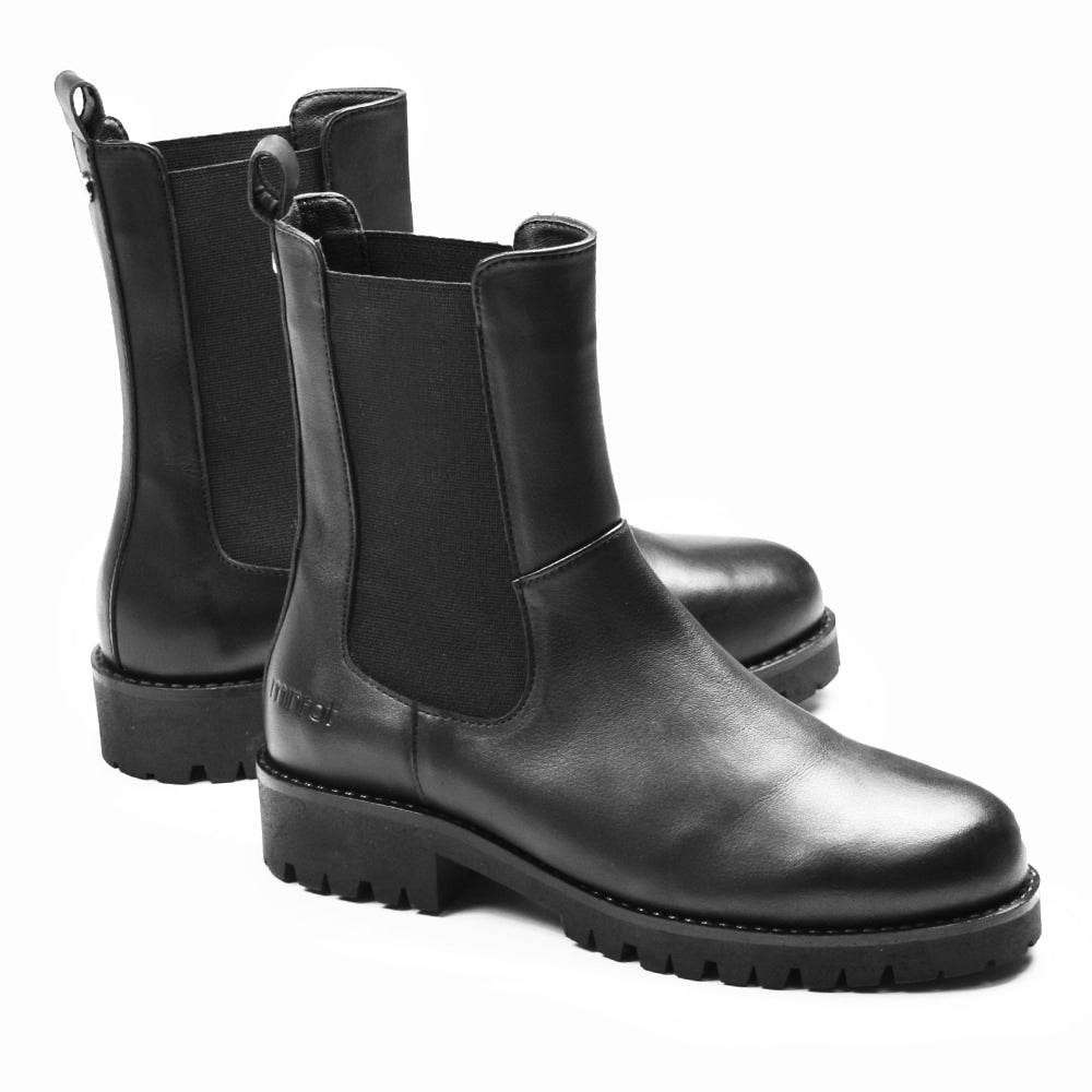 Produktbild 3 - Minfot Chelsea Boots City Läder Svart