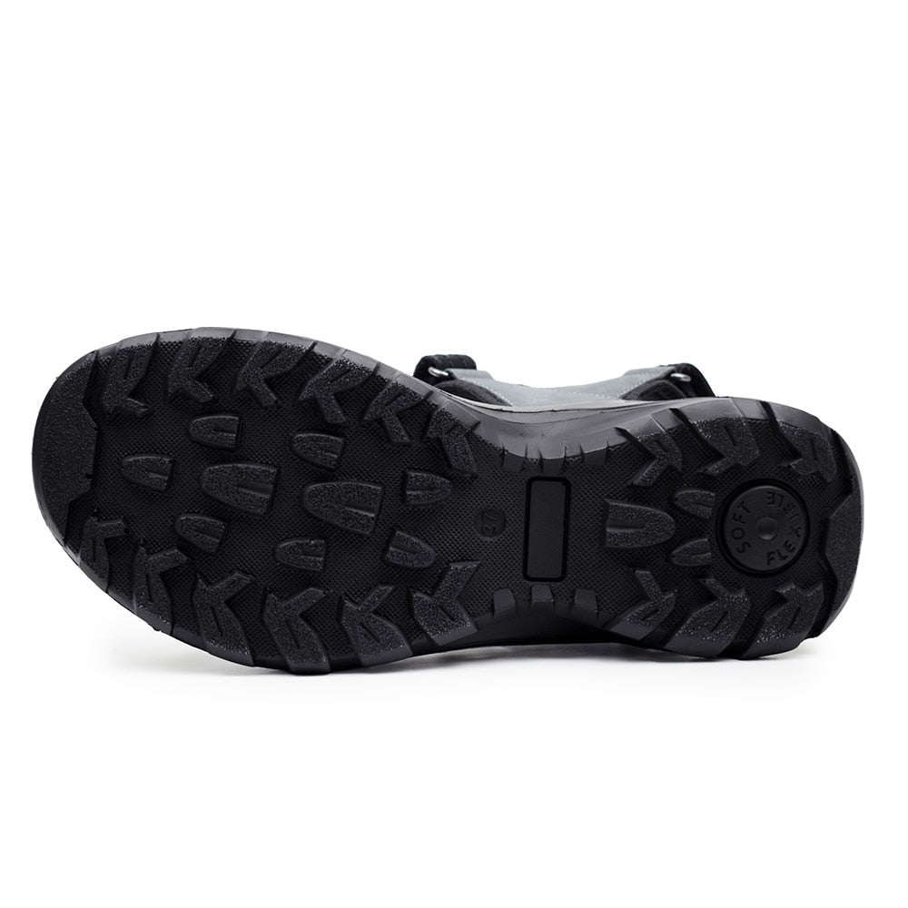 Minfot Sandaler Sandhamn Dam Nubuck Black Grey