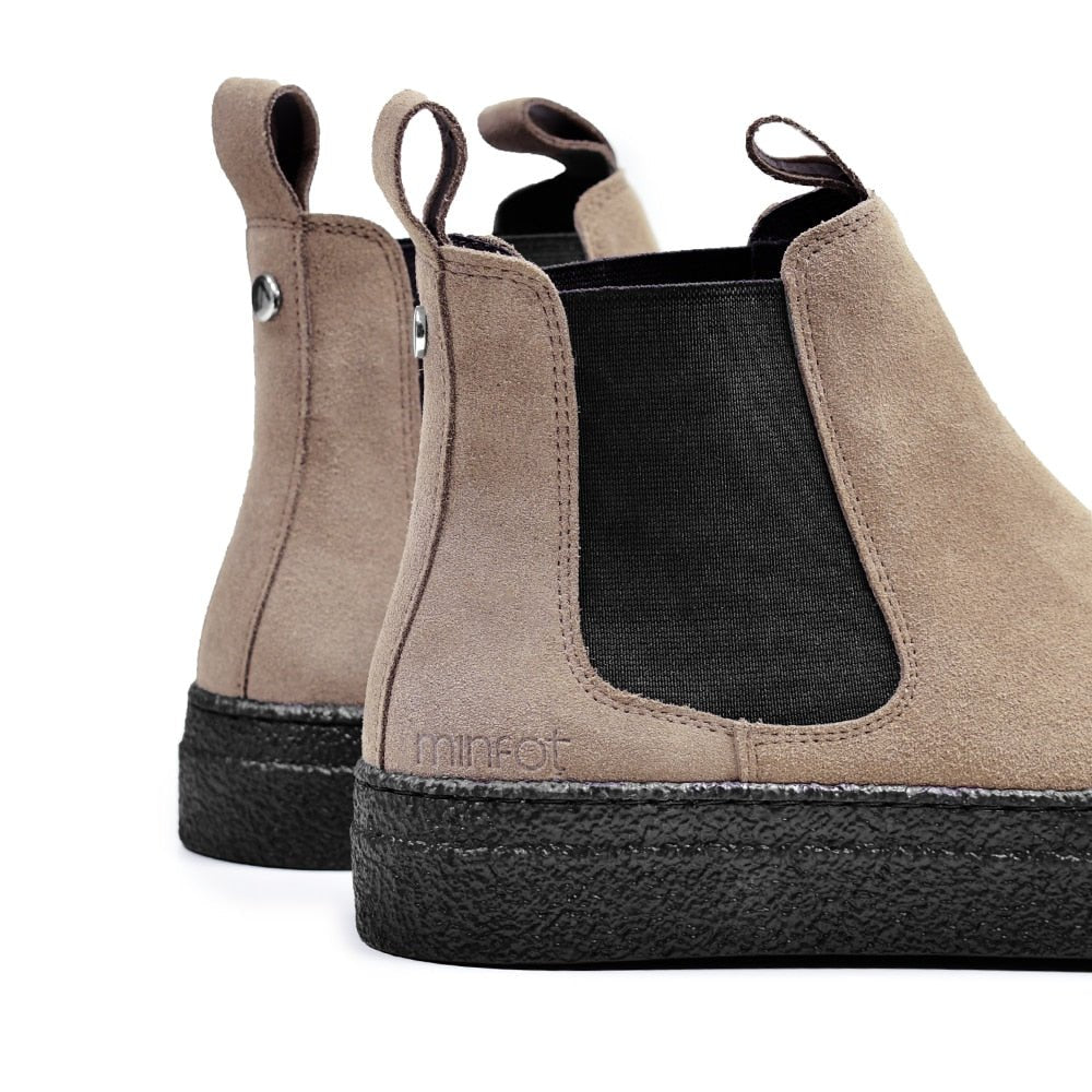 Minfot Chelsea Boots Visby Mocka Marmotta