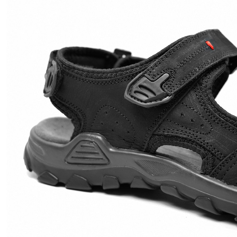 Minfot Sandaler Torekov Herr Nubuck Svart