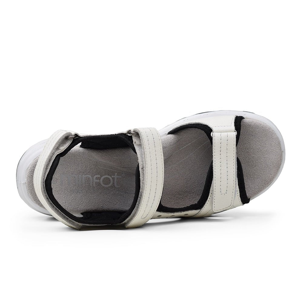 Produktbild 5 - Minfot Sandaler Sandhamn Dam Läder Offwhite