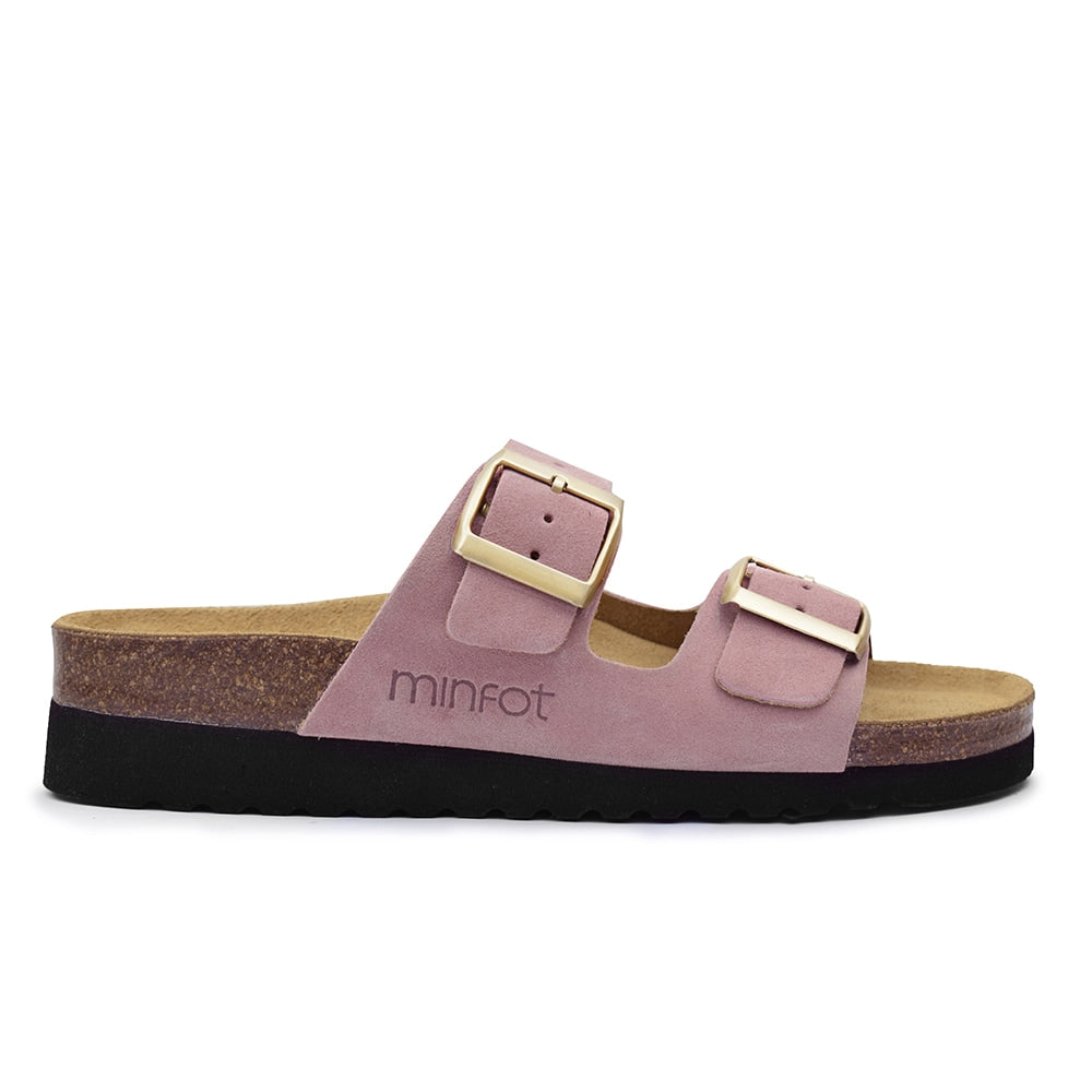 Minfot Sandaler Mjuk Bio Moa Mocka Rosa