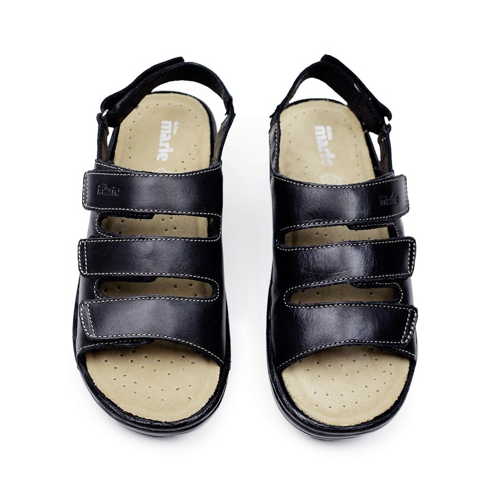 Tellus Sköna Marie Damsandaler Lola Svart