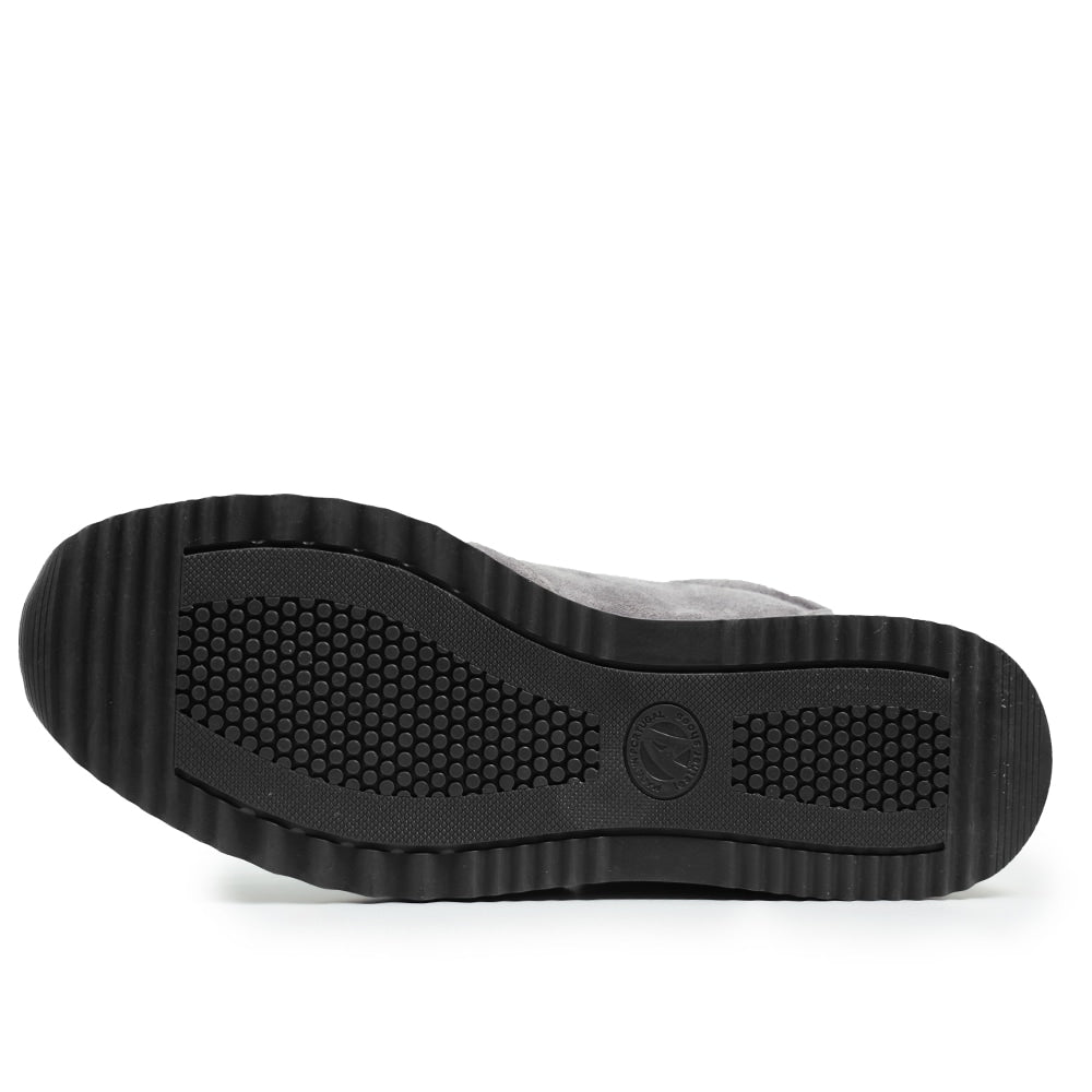 Minfot Cloe Sneaker Dragkedja Mocka Taupe