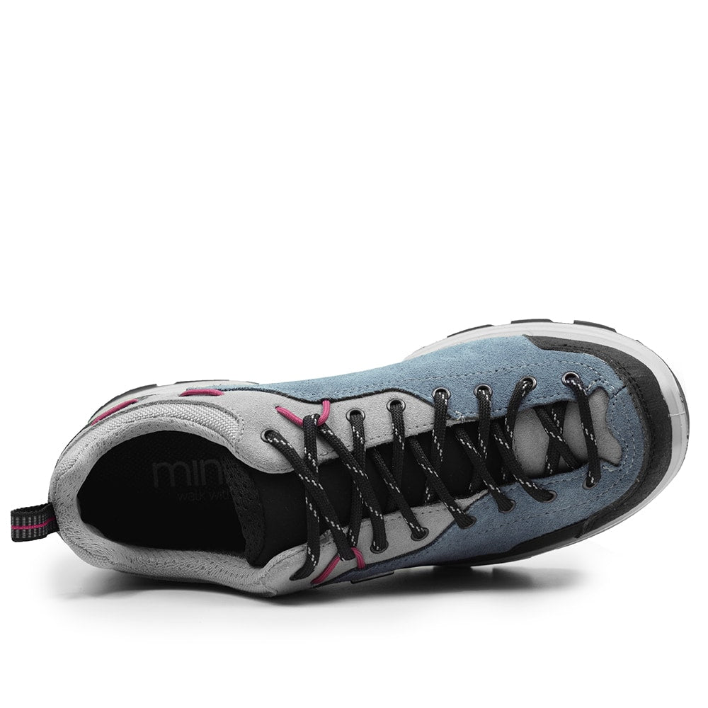 Minfot Ellne Walkingskor J-Tex Ljusblå