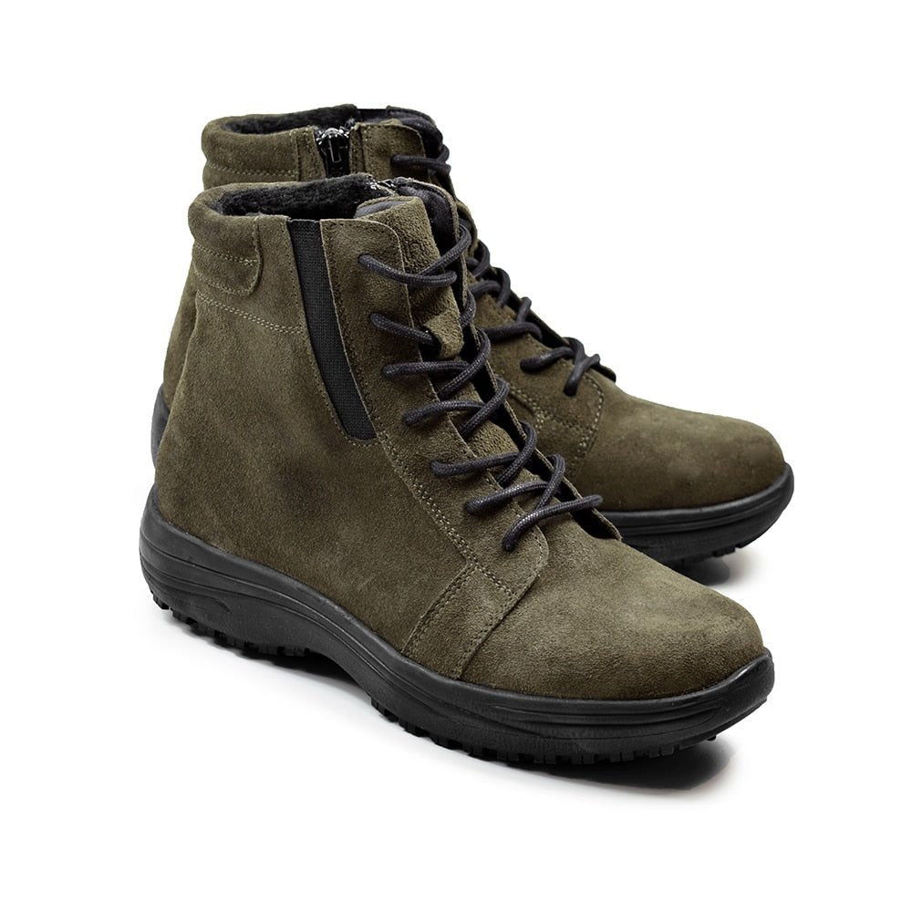 Minfot Kängor Nora Mocka Dam Grön