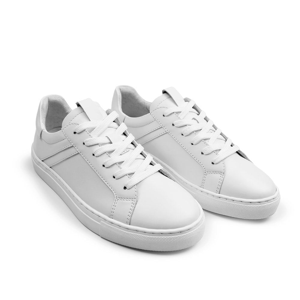 Minfot Comfort Sneakers Skinn Vit