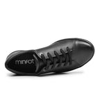 Minfot Aveny Sneaker Dam Skinn Svart