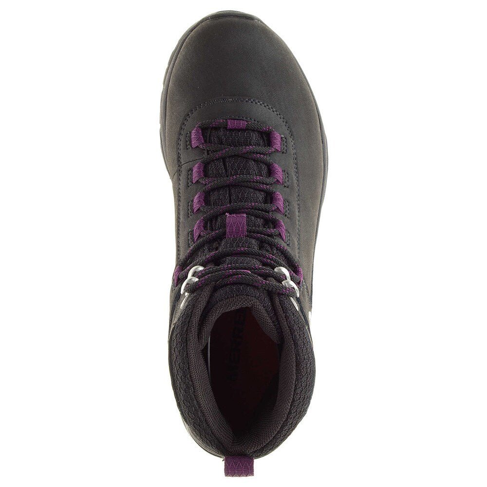 Produktbild 7 - Merrell Dam Vego Mid Leather WTPF Black Gloxinia