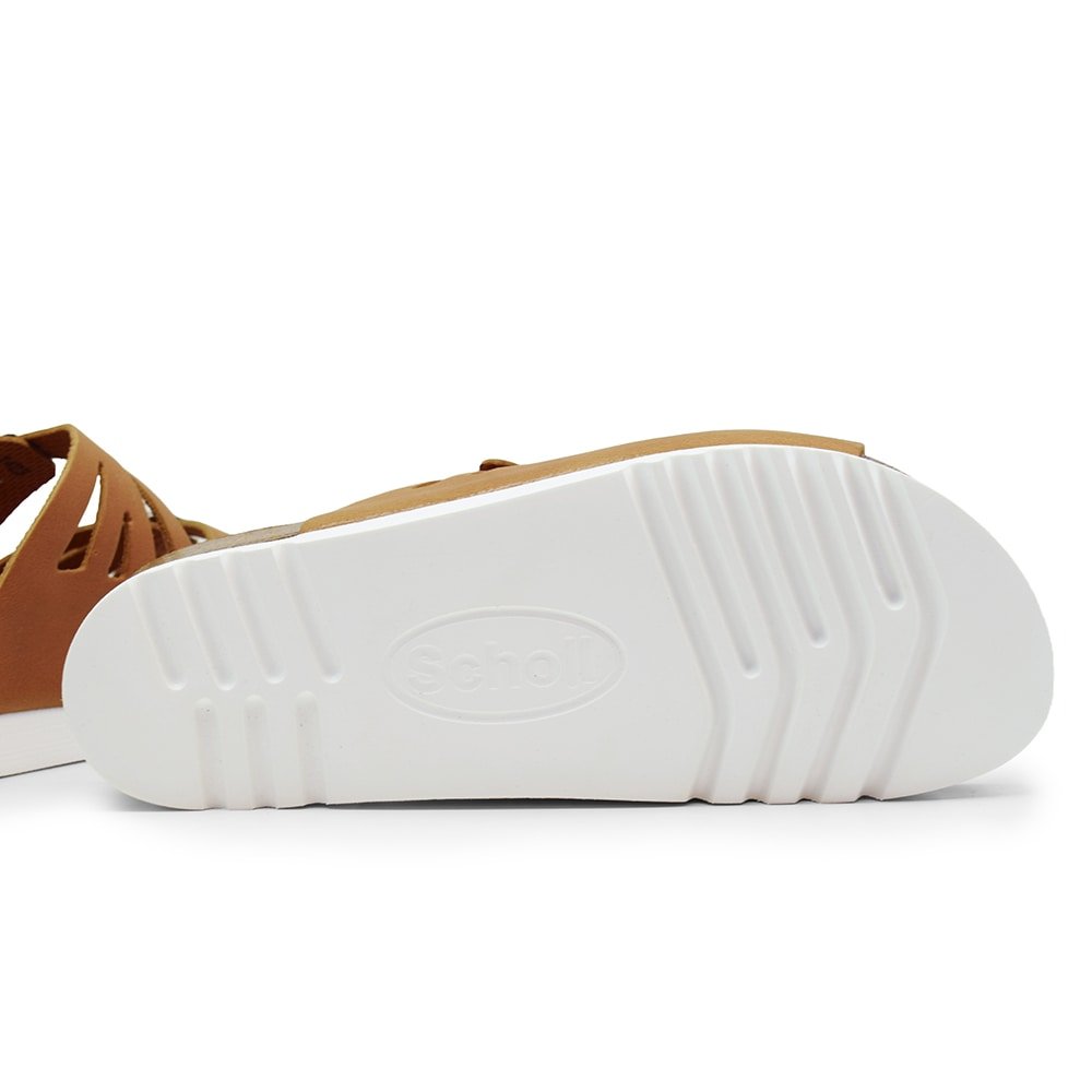 Scholl Sandaler Bioprint Ystad Dam Cognac