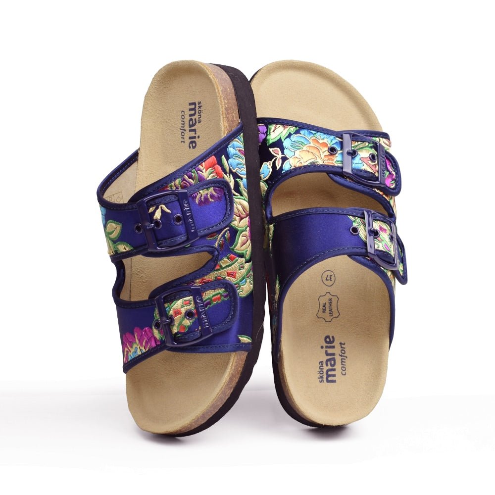 Produktbild 4 - Sköna Marie Damsandal Thalia Blå