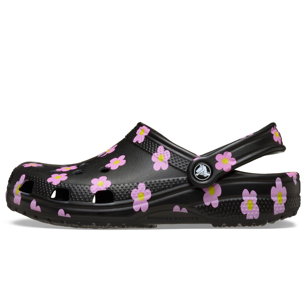 Produktbild 4 - Crocs Classic Flower Clog Unisex Black