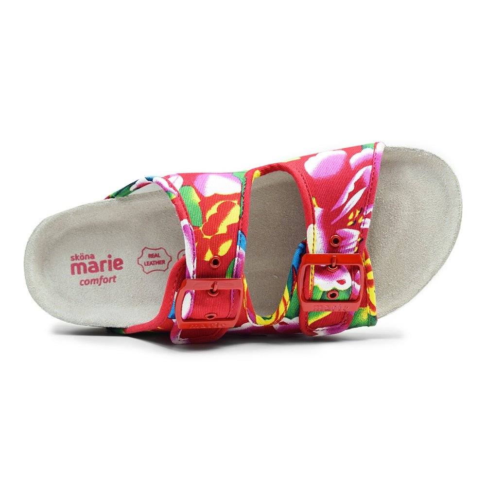 Sköna Marie Sandaler Ellie Red Multi