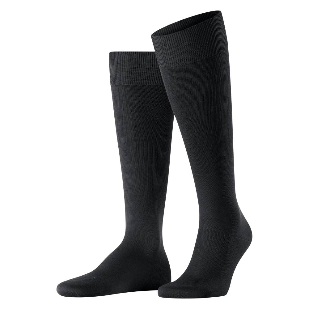 Produktbild 2 - Falke Energizing Cotton Knee High Men Socks Black