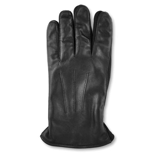 Börjesson Handskar Herr Skinn Trikå Lubin Svart