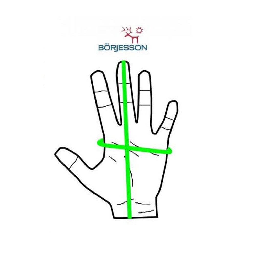 Produktbild 3 - Börjesson Handskar Herr Soft Shell Skinn Uttervik Svart