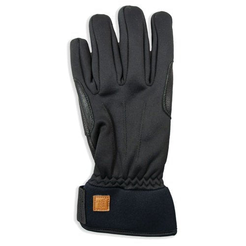 Börjesson Handskar Herr Soft Shell Skinn Uttervik Svart