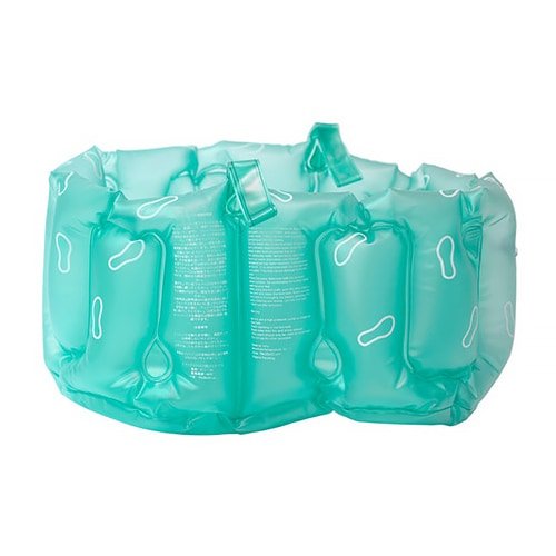 Uppblåsbart fotbad Aqua Grön