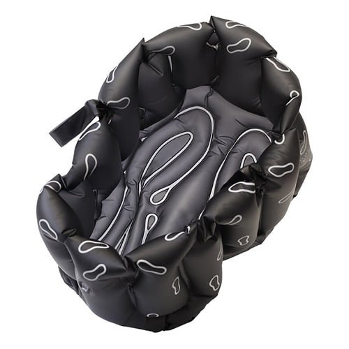 Bosign Uppblåsbart fotbad Grafitgrå