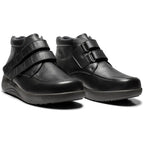 New Feet Albert Extra Breda Skor Stretch Kardborre Svart
